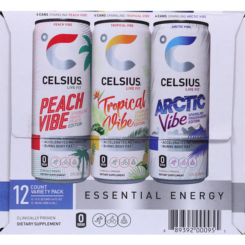 Celsius Energy Drink, Variety Pack