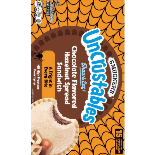 Smucker's Chocolate Flavored Hazelnut Spread Sandwich