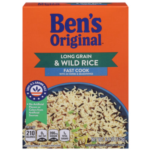 Ben's Original Rice, Long Grain & Wild, Fast Cook