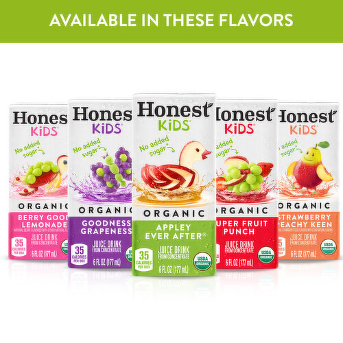 Honest Appley Ever After Cartons, 6 fl oz