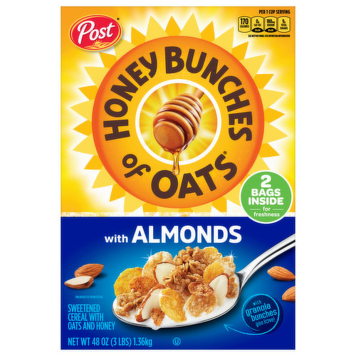 Honey Bunches of Oats Cereal, with Almonds
