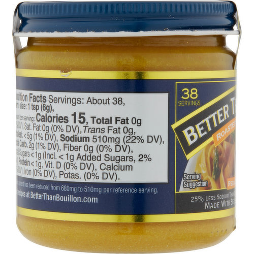 Better Than Bouillon Roasted Chicken Base, Reduced Sodium