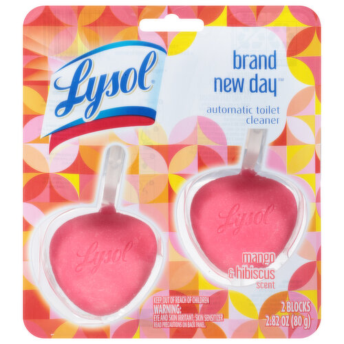 Lysol Automatic Toilet Cleaner, Mango & Hibiscus