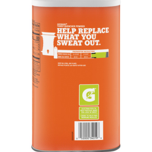 Gatorade Thirst Quencher Powder, Lemon-Lime