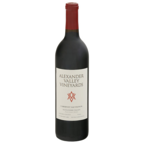 Alexander Valley Cabernet Sauvignon, Sonoma County, 2011