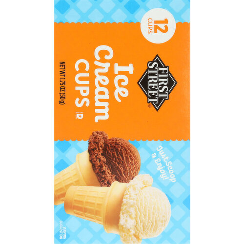 First Street Ice Cream Cups