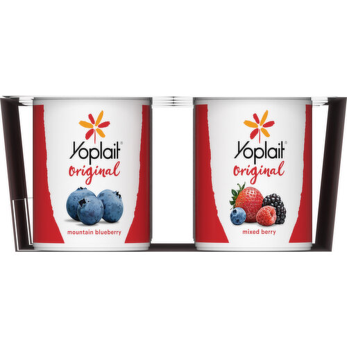 Yoplait Low Fat Blueberry/Mixed Berry Yogurt