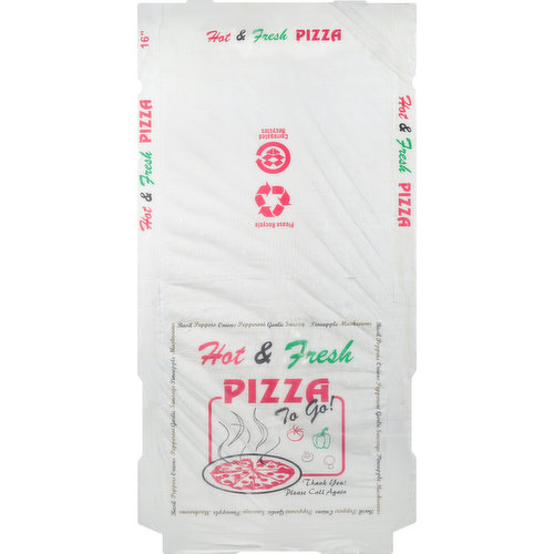 First Street Pizza Boxes, 16 Inches, Hot & Fresh