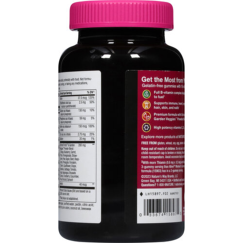 Nature's Way Multivitamin, Premium, Women's, Gummies, Grape, Cherry & Blueberry-Acai Flavored