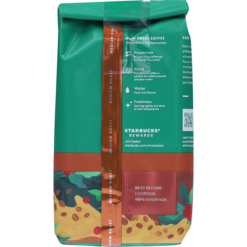 Starbucks 100% Arabica Ground Decaf Medium Roast House Blend Coffee