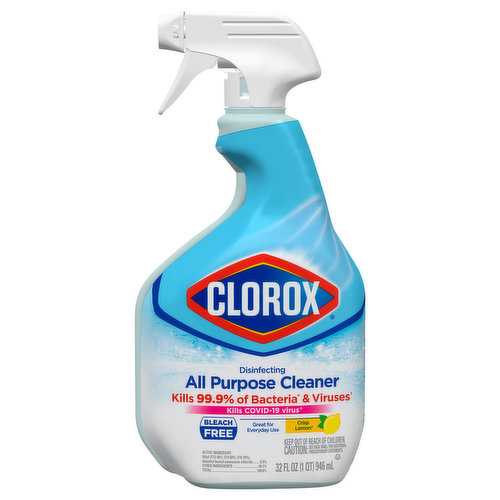 Clorox All Purpose Cleaner, Disinfecting, Crisp Lemon