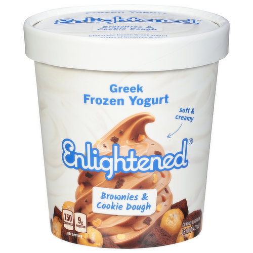 Enlightened Frozen Yogurt, Greek, Brownies & Cookie Dough