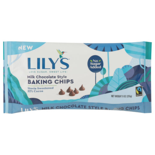Lily's Baking Chips, Milk Chocolate Style
