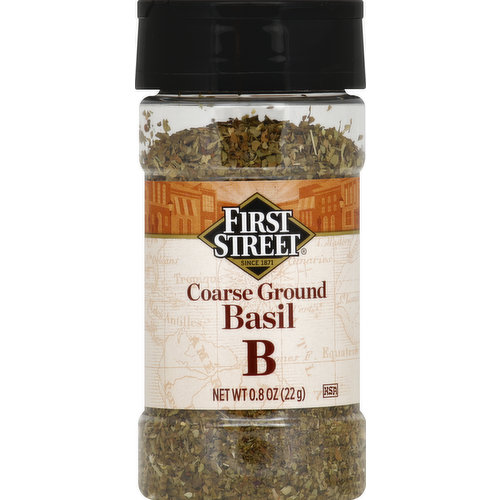 First Street Basil, Ground, Coarse