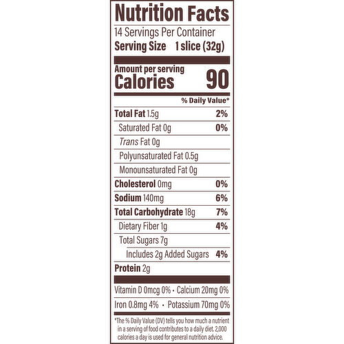 Thomas' Cinnamon Raisin Swirl Bread, 16 oz