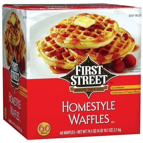 First Street Homestyle Round Waffles