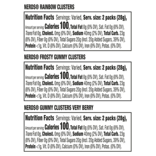 Nerds Gummy Clusters Assorted Candy