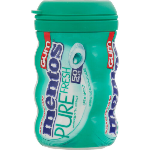 Mentos Gum, Sugarfree, Spearmint