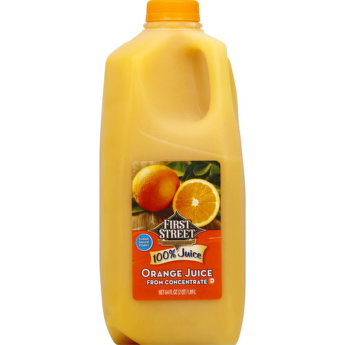 First Street 100% Juice, Orange