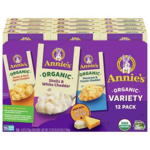 Annie's Pasta, Organic, Variety 12 Pack