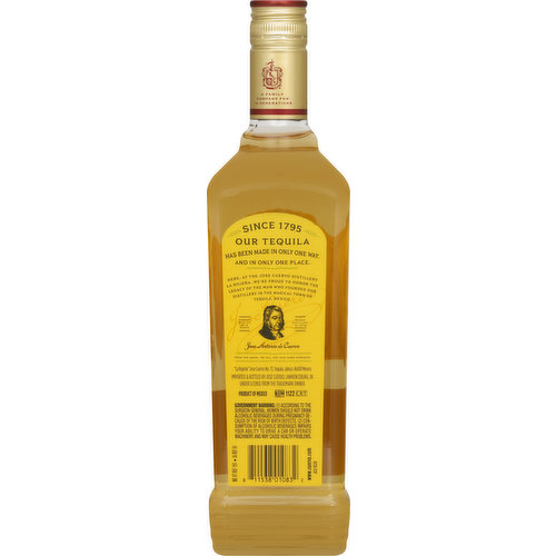Jose Cuervo Tequila, Gold, Especial, Blue Agave