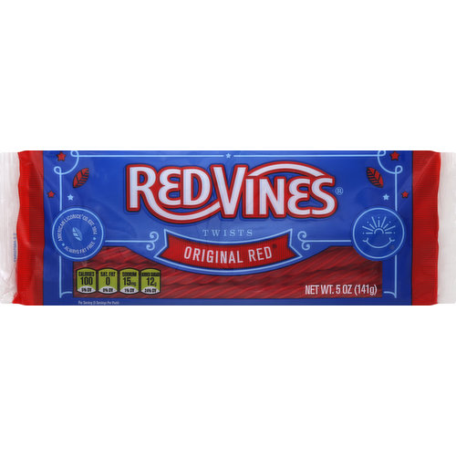 Red Vines Candy, Original Red, Twists