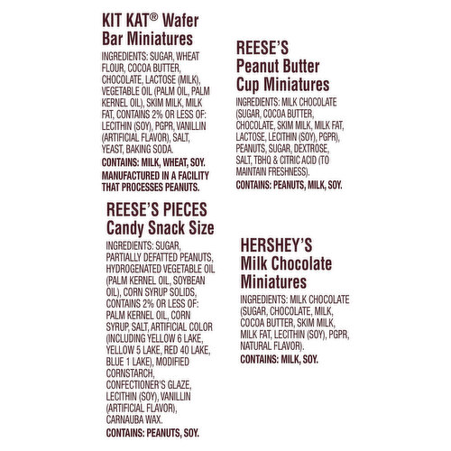 Hershey's Miniature Size Candy Assortment Party Pack Image 6 of 6