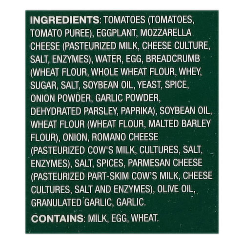 Michael Angelo's Parmigiana, Eggplant, Family Size