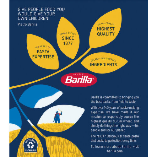 Barilla Barilla Elbows - Non-GMO Pasta Made with Durum Wheat Semolina & Kosher