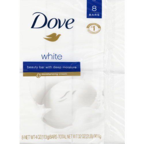 Dove Beauty Bar, White