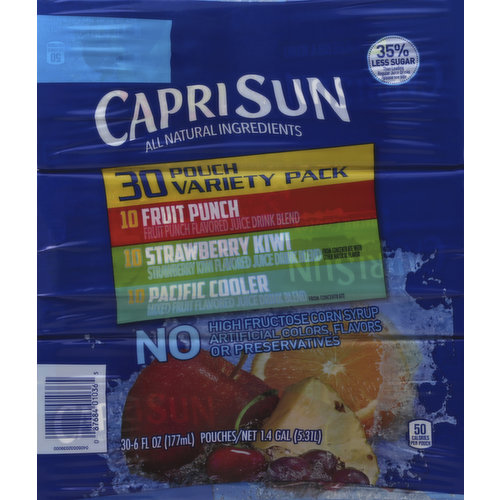 Capri Sun Ready To Drink Fruit Punch-6 fl oz.s-40/Case