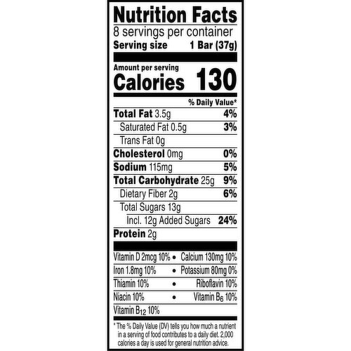 Nutri Grain Soft Baked Breakfast Bars, Apple Cinnamon