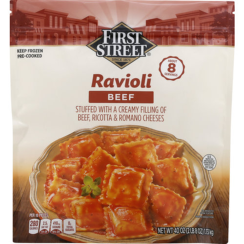 First Street Ravioli, Beef