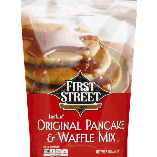 First Street Pancake & Waffle Mix, Instant, Original