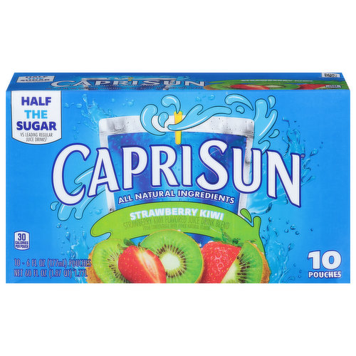 Capri Sun Juice Drink Blend, Strawberry Kiwi Flavored