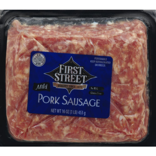 First Street Sausage, Pork, Mild