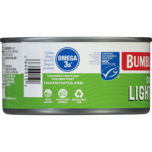 Bumble Bee Tuna, in Water, Light, Chunk