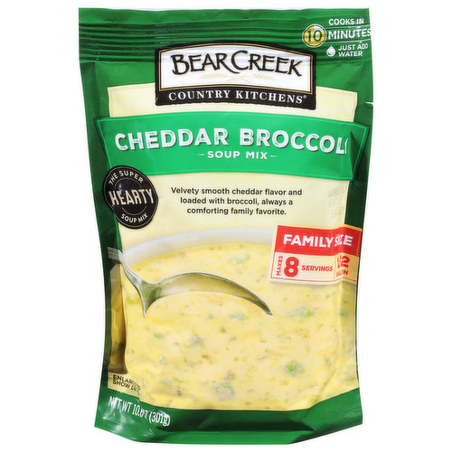 Bear Creek Country Kitchens Soup Mix, Cheddar Broccoli, Family Size