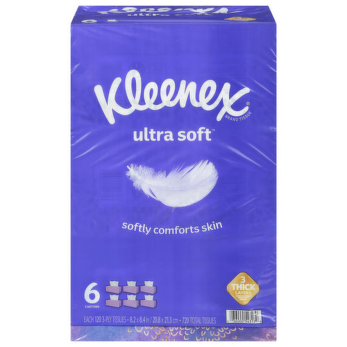 Kleenex Tissues, 3 Thick Layers