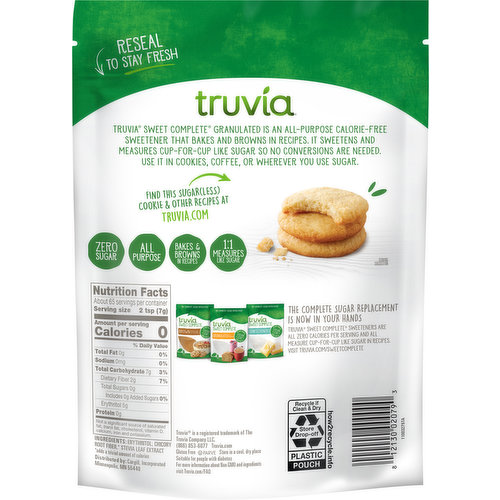 Truvia Sweetener, All Purpose, Granulated