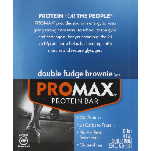 Promax Protein Bar, Double Fudge Brownie