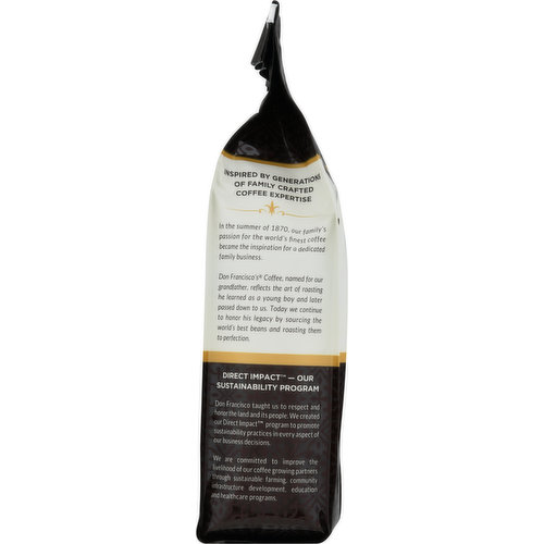 Don Francisco's Coffee, Ground, Medium Roast, Vanilla Nut
