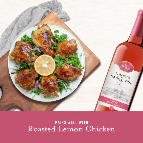Beringer Main & Vine White Zinfandel California Rose Wine