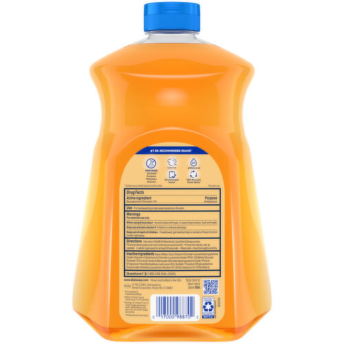 Dial Dial Antibacterial Defense Liquid Hand Soap, Kills 99.9% of Bacteria* & Leaves Skin Feeling Soft, #1 Dr Recommended Brand**, Vegan Formula, With Aloe, Gold Scent, 52 Fl Oz (Pack of 3)