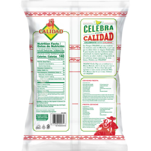 Calidad White Corn Tortilla Chips