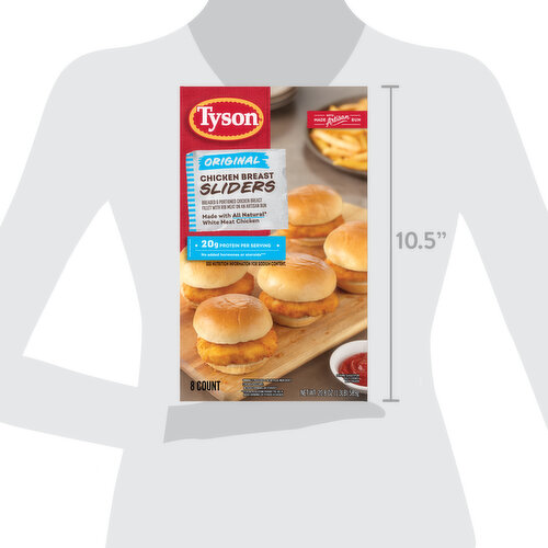 Tyson Frozen Original Chicken Breast Sliders, 20.8 oz