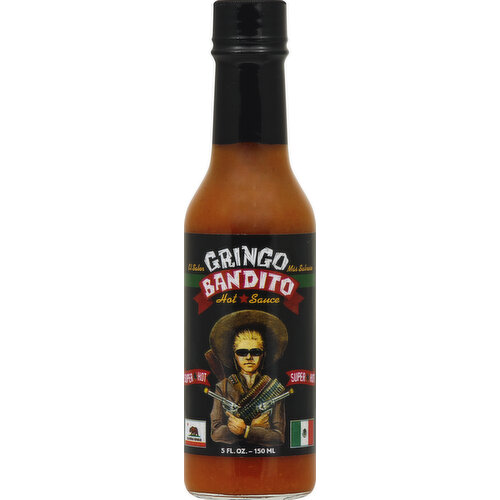 Gringo Bandito Hot Sauce, Super Hot