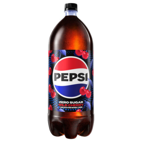 Pepsi Cola, Zero Sugar, Wild Cherry