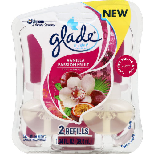 Glade Scented Oil, Vanilla Passion Fruit