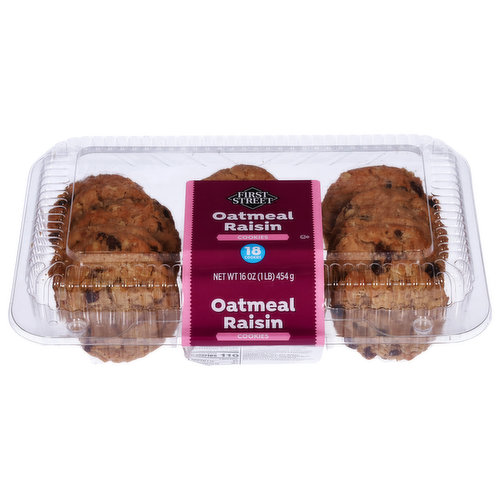 First Street Cookies, Oatmeal Raisin
